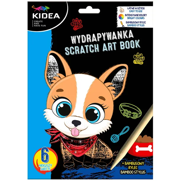 wydrapywanka-psy-6-ark-kidea-material-papier