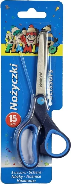 Nożyczki ergonomiczne 15 cm Flamingo