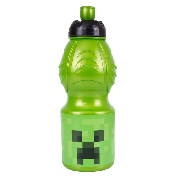 bidon-minecraft-astra-creeper-praktyczny-lekki-bidon-400ml-zielony-material-dominujacy-tworzywo-sztuczne