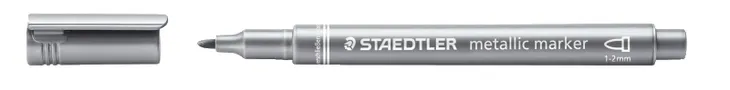 Marker metalic Staedtler srebrny