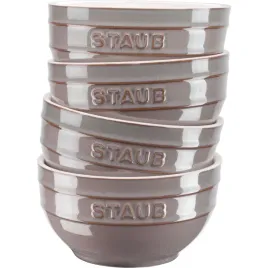 staub-zestaw-4-misek-okraglych-12-cm-antyczny-grafitowy