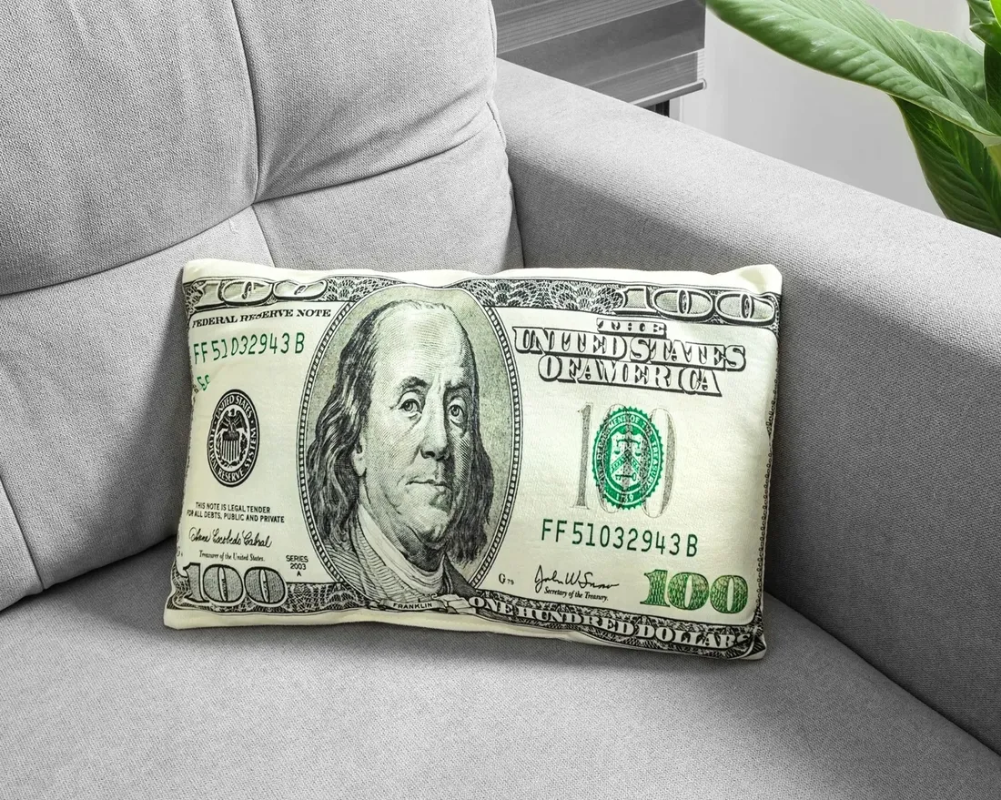 poduszka-100-usd-stan-nowy