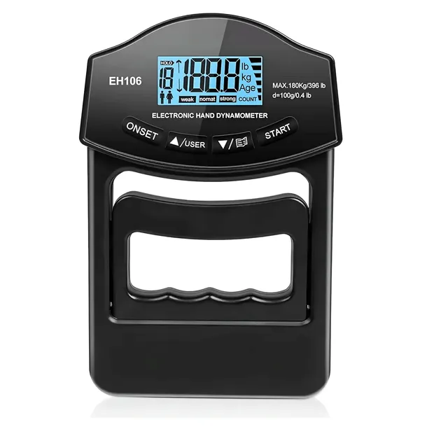 ELEKTRONICZNY MIERNIK SIŁY CHWYTU INTELIGENTNY CYFROWY GRIP TESTER 180KG