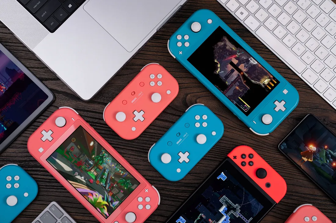 kontroler-8bitdo-lite-2-bt-gamepad-rozowy-kolor-rozowy