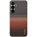 plecki-pitaka-do-samsung-galaxy-s25-brazowy-kolekcja-tactile-woven-case