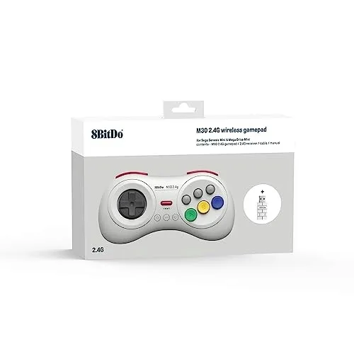 8bitdo-m30-2-4g-white-pad-sega-mega-drive-mini-switch-rpi-waga-z-opakowaniem-0-27-kg
