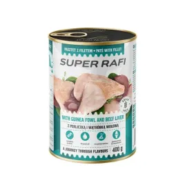 super-rafi-mokra-karma-dla-psa-z-perliczka-i-watrobka-wolowa-400g
