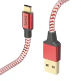 kabel-hama-usb-usb-typ-c-15-m-czerwony