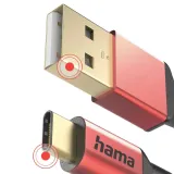 kabel-hama-usb-usb-typ-c-15-m-czerwony-kolor-czerwony