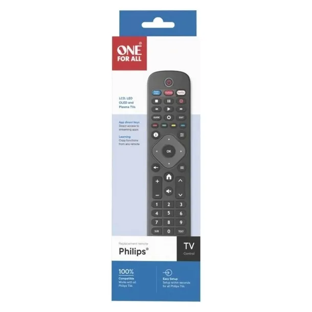 pilot-one-for-all-urc4913-czarny-przeznaczenie-tv-certyfikat-ce
