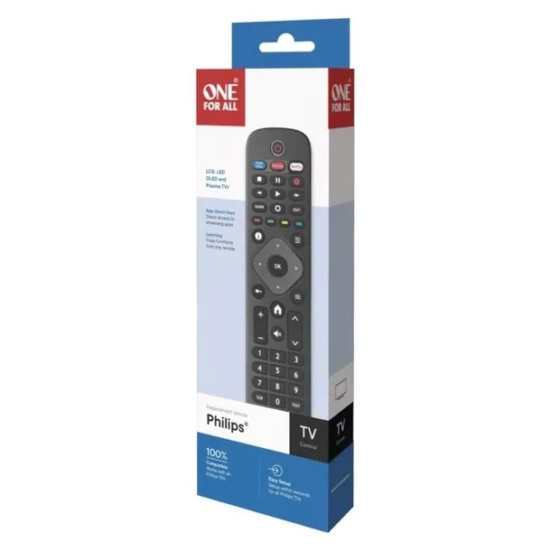 pilot-one-for-all-urc4913-czarny-przeznaczenie-tv-kod-producenta-urc4913