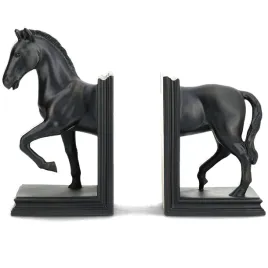 podporka-do-ksiazek-kon-bookend-figurka-podporki-czarne-do-salonu-domu