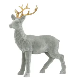 figurka-jelen-aksamitna-szara