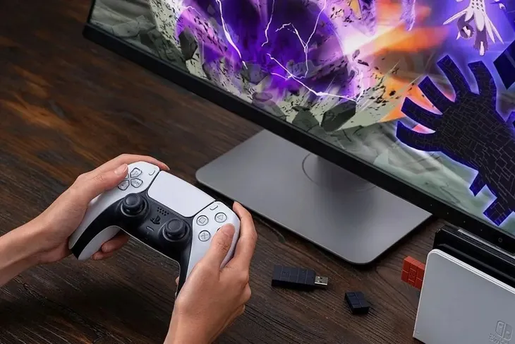 adapter-8bitdo-usb-wireless-adapter-2-brazowy-switch-steam-pc-mac-waga-z-opakowaniem-0-021-kg-marka-8bitdo