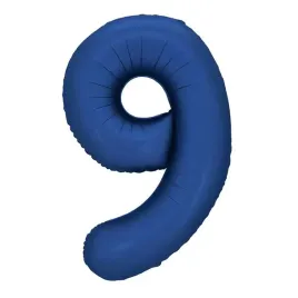 balon-foliowy-cyfra-9-granatowy-matowy-partydeco-34-dgt