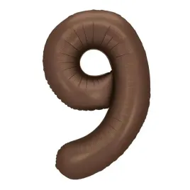balon-foliowy-cyfra-9-mocca-matowy-partydeco-34-dgt