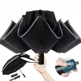 mocny-parasol-automatyczny-czarny-w-pelni-automatycznie-skladany-parasol
