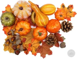 50x-dekoracji-jesiennych-sztuczne-dynie-liscie-zoledzie-szyszki-haloween