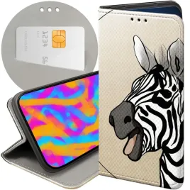 etui-z-klapka-do-xiaomi-redmi-note-14-5g-wzory-zebra-zeberka-paski-futeral
