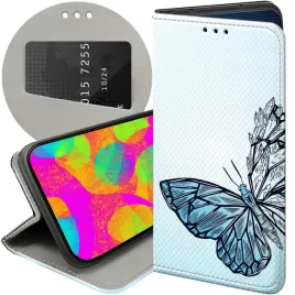 etui-z-klapka-do-xiaomi-redmi-note-14-5g-wzory-motyle-butterfly-barwne-case