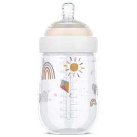 mepal-butelka-ze-smoczkiem-mio-240-ml-sunshine-and-rainbow-antykolkowa