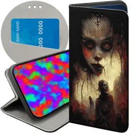 etui-do-xiaomi-redmi-note-14-5g-wzory-halloween-zombie-dynie-czaszki-case