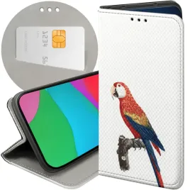 etui-z-klapka-do-xiaomi-redmi-note-14-5g-wzory-ptaki-ptak-papuga-koliber