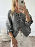 sweter-bow-szary-stan-nowy