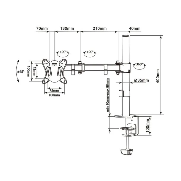 uchwyt-cabletech-udt-c012-maksymalne-obciazenie-8-kg