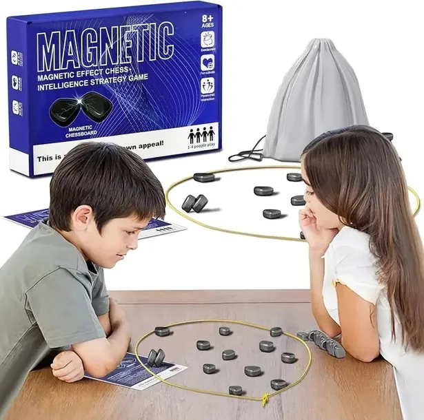 GRA MAGNETYCZNE KAMIENIE 20szt EDUKACYJNA DLA DZIECI MAGNETYCZNA W SZACHY