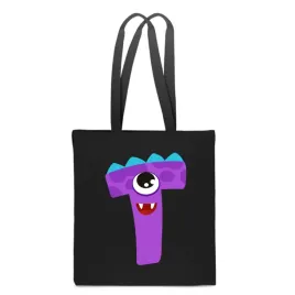 eko-torba-bawelna-czarna-dziecieca-z-litera-t-imie-dziecka-monster-tt-515