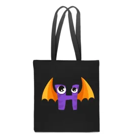 eko-torba-bawelna-czarna-dziecieca-z-litera-h-imie-dziecka-monster-tt-502