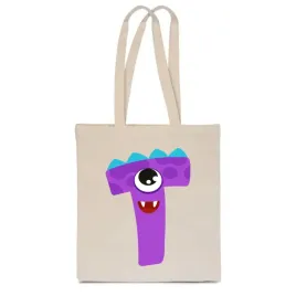 eko-torba-bawelna-bezowa-dziecieca-z-litera-t-imie-dziecka-monster-tt-488