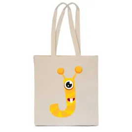 eko-torba-bawelna-bezowa-dziecieca-z-litera-j-imie-dziecka-monster-tt-478
