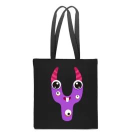 eko-torba-bawelna-czarna-dziecieca-z-litera-y-imie-dziecka-monster-tt-520