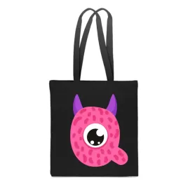 eko-torba-bawelna-czarna-dziecieca-z-litera-q-imie-dziecka-monster-tt-511