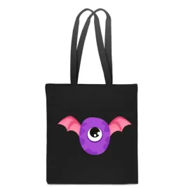 eko-torba-bawelna-czarna-dziecieca-z-litera-o-imie-dziecka-monster-tt-509
