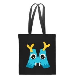 eko-torba-bawelna-czarna-dziecieca-z-litera-m-imie-dziecka-monster-tt-507