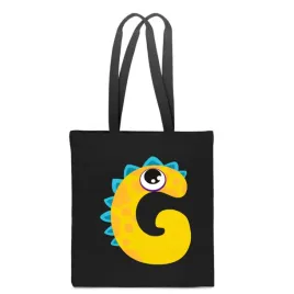 eko-torba-bawelna-czarna-dziecieca-z-litera-g-imie-dziecka-monster-tt-501
