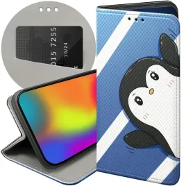 etui-z-klapka-do-xiaomi-redmi-note-14-5g-wzory-pingwinek-pingwin-happy-feet