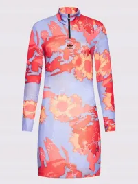 adidas-originals-sukienka-hc4598-kolor-fioletowy-mini-dopasowana-roz-xs