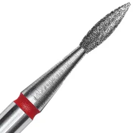 staleks-frez-diamentowy-plomyk-ostry-czerwony-18-8-mm-fa11r018-8