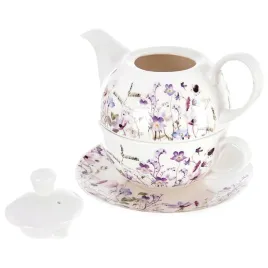 dzbanek-z-filizanka-do-herbaty-porcelanowy-kwiaty-3el