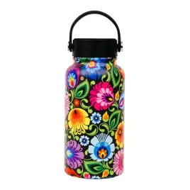 butelka-termiczna-folk-650-ml-wzory-lowickie-czarna-folkstar