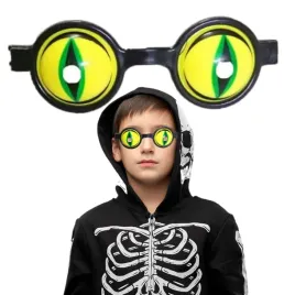 smieszne-okulary-kostium-halloween-oczy-gada-smoka-weza-przebranie