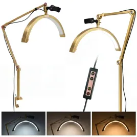 lampa-led-kosmetyczna-moon-luk-20w-do-rzes-do-biurka-zlota-42-cm