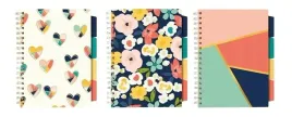 project-book-floral-love-b5-100k-linia-mix-3szt