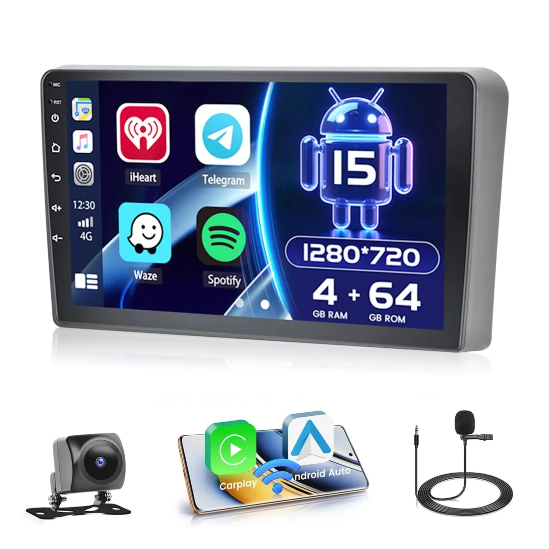 radio-samochodowe-hikity-android-13-carplay-android-auto-9-cali