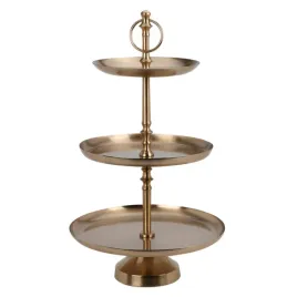 zlota-patera-do-serwowania-ciast-owocow-przekasek-50cm-wysoka-3-poziomy