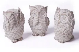 figurki-sowy-nowoczesne-dekoracyjne-boho-zywica-biale-zestaw-3-szt-13-cm
